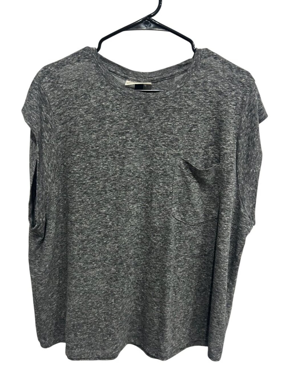 Universal Thread XL Heather Gray Pocket T-Shirt Polyester Blend Calmcore NWT